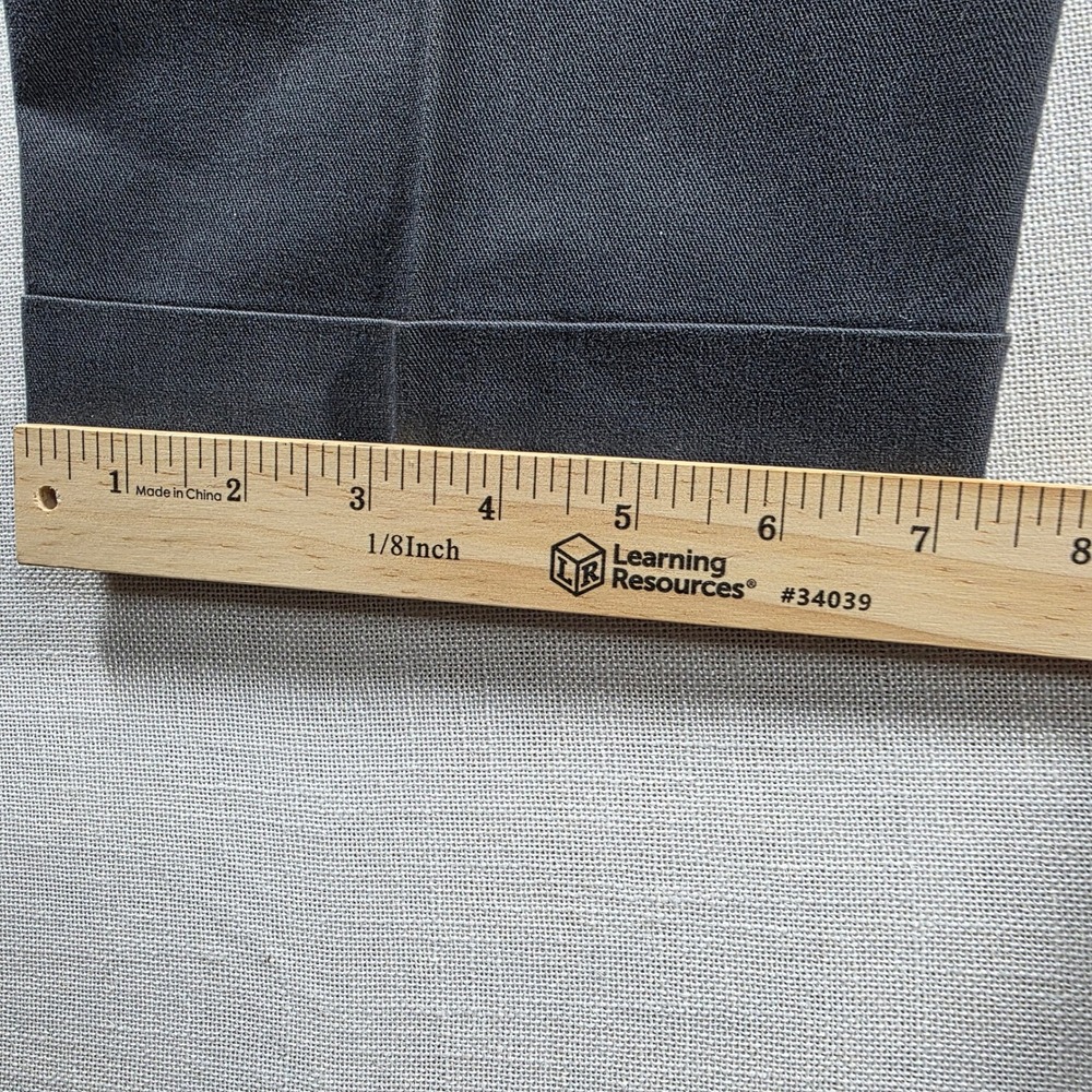 Vintage LL Bean Womens Navy Blue Chino's Size 20 Tall L34 Cotton Blend Trousers